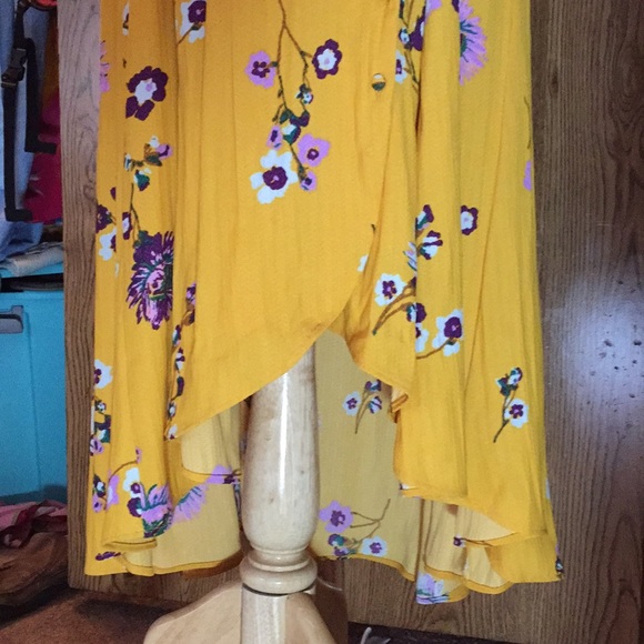 Free People Lost in You Floral Maxi Dress Hi Low - Picture 4 of 8